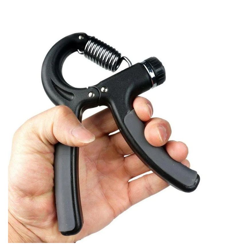 Dark Hand Grip Aparelho com Mola Ajustável e Regulagem de Peso Fisioterapia - Dk Preto