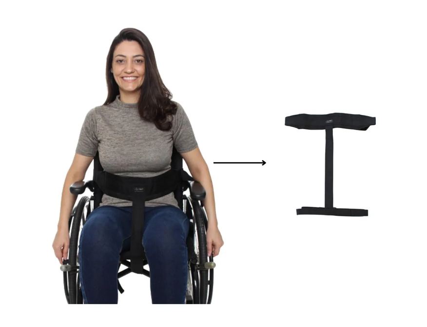 Longevitech Cinto de Segurança para Cadeirante