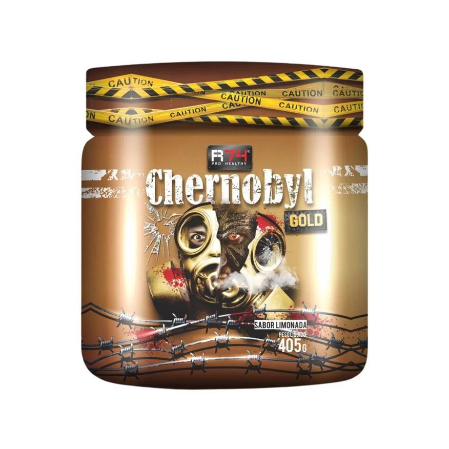 R74 Nutrition Chernobyl Gold Pré-treino 405g - R74 Incolor Limonada
