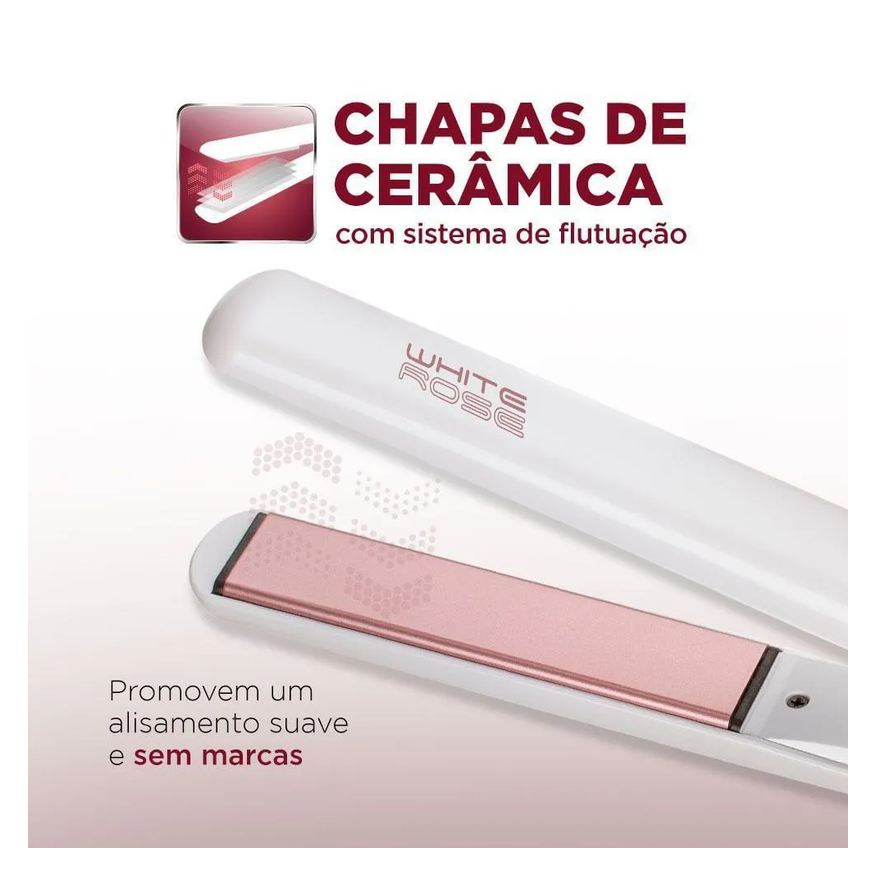 Alisadora Prancha White Rose Line P-50 P-50 Bivolt.