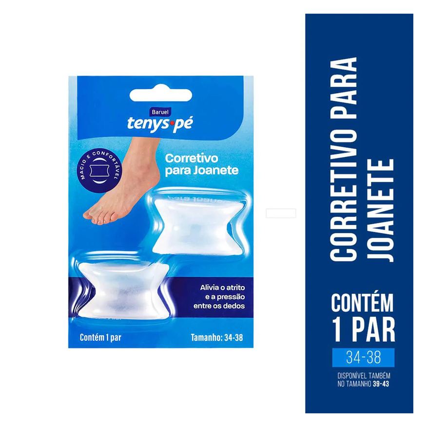 para Corretivo Joanete Tenys Pé 1 Par Tamanho 34 - 38