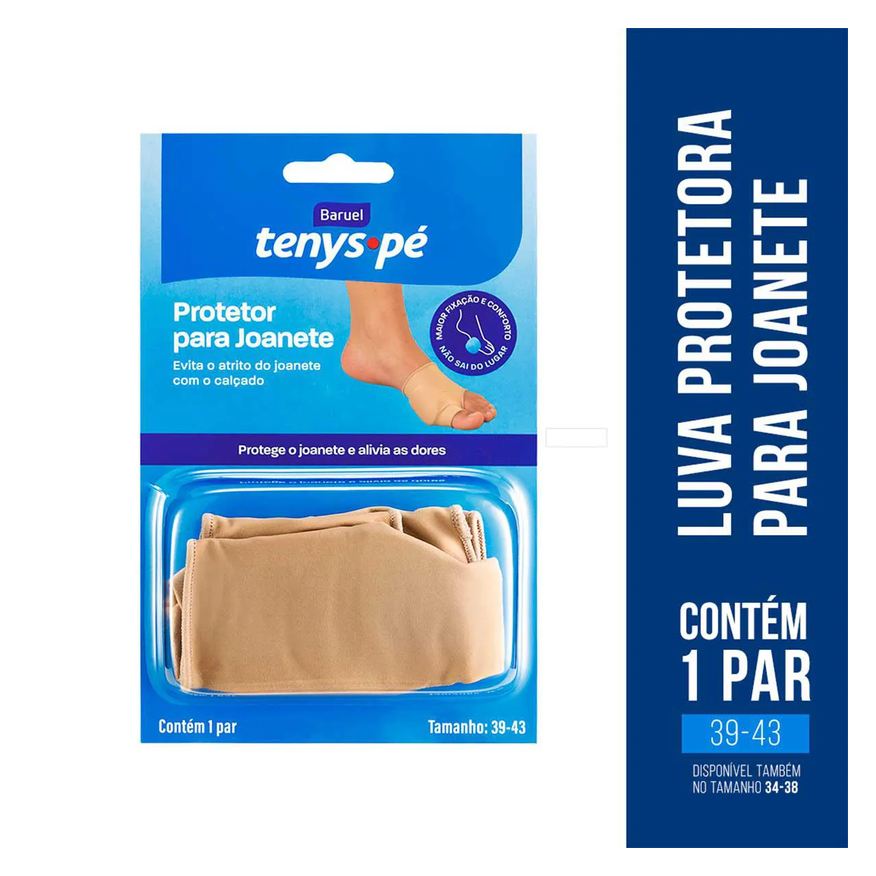 para Protetor Joanete Tenys Pé Tamanho 39- 43 com 1 Par