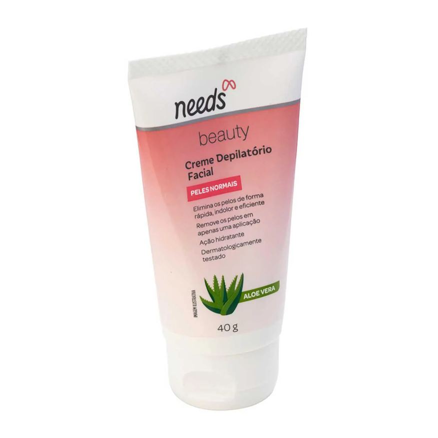 Needs Creme Depilatório Facial Beauty Pele Normal 40g