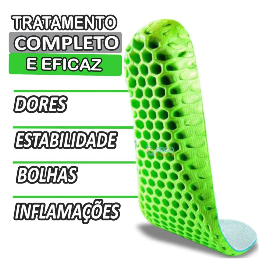Anti Palmilha Impacto Tratamento para Fascite Plantar e Esporão Original 1par 35a40