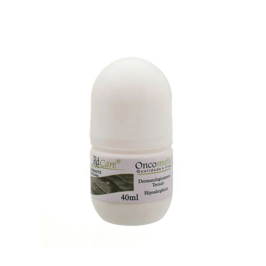 Oncosmetic Desodorante Sem Alumínio Roll-On Rdcare Peles Delicadas Sem Perfume 40ml