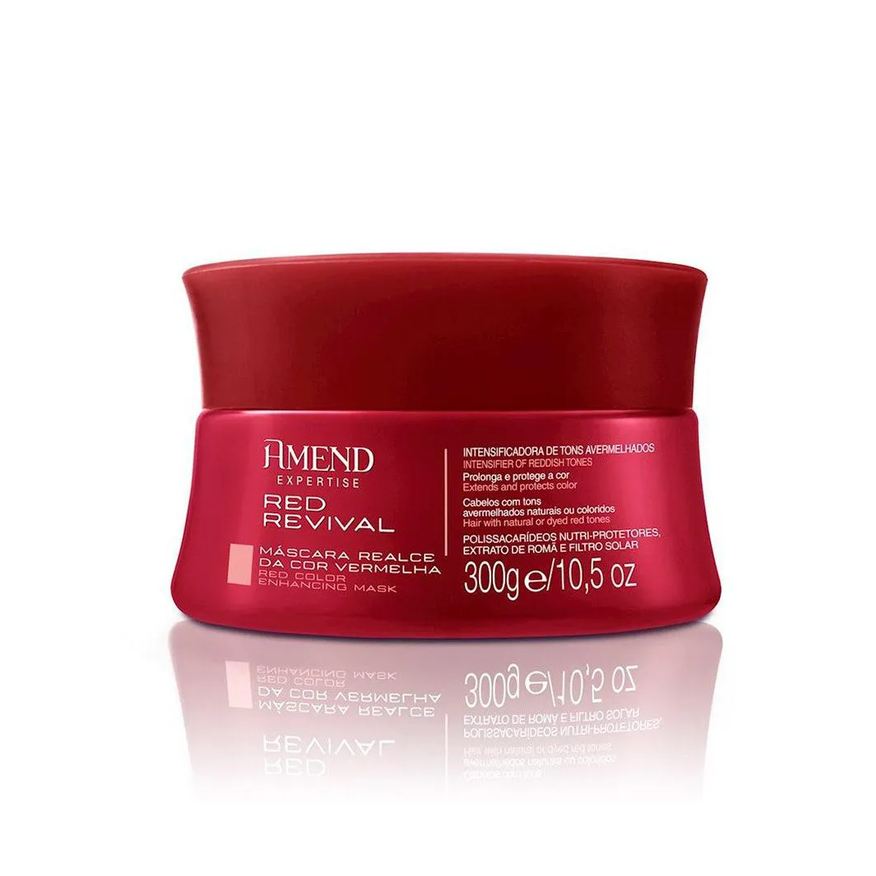 Amend Cosméticos Máscara De Tratamento Amend Realce Da Cor Red Revival 300g
