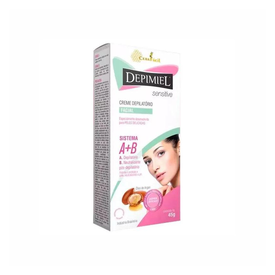 Depilatório Creme Facial Depimiel A+b 45g
