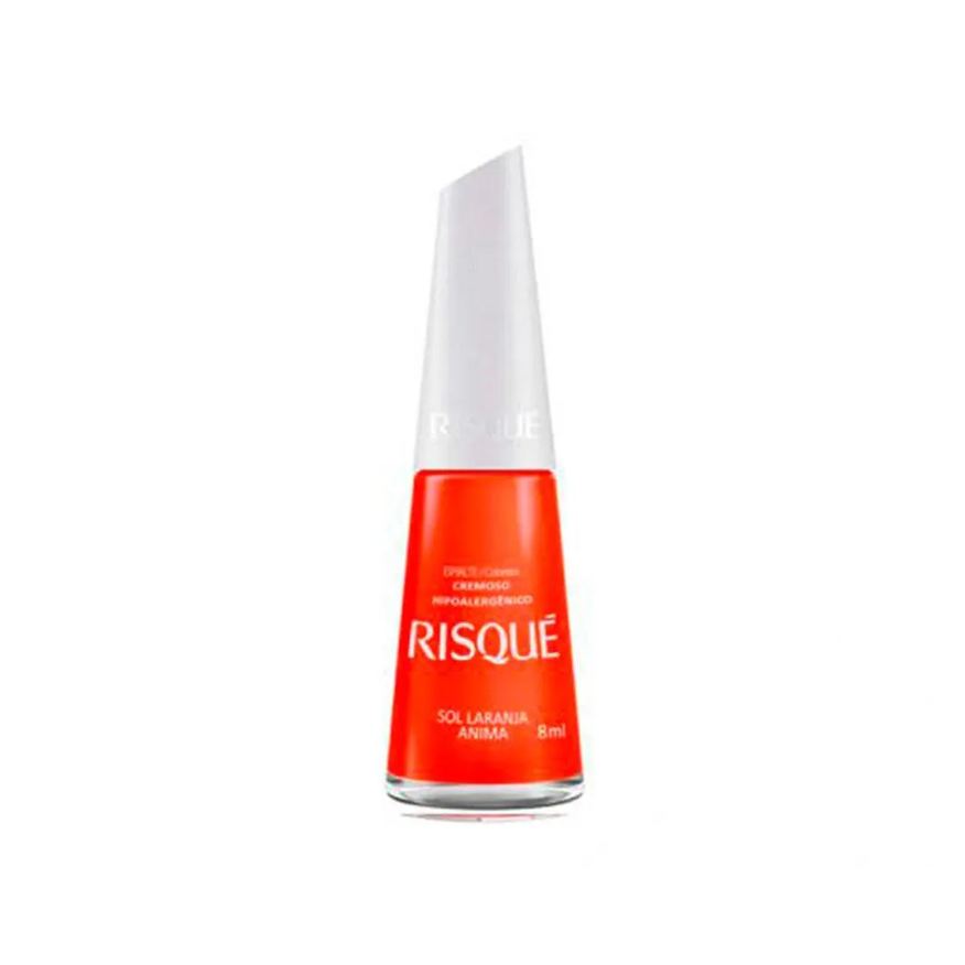 Risqué Esmalte Risque Cremoso Sol Laranja Anima