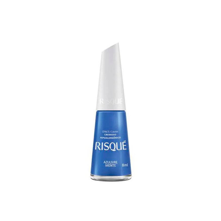 Risqué Esmalte Risque Cremoso Azulivre Mente