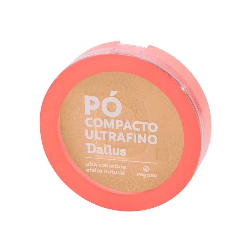 Dailus Pó Compacto Ultrafino Vegano D3 Claro