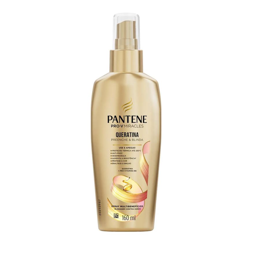 Pantene Spray Multibenefícios Miracles Queratina 160ml