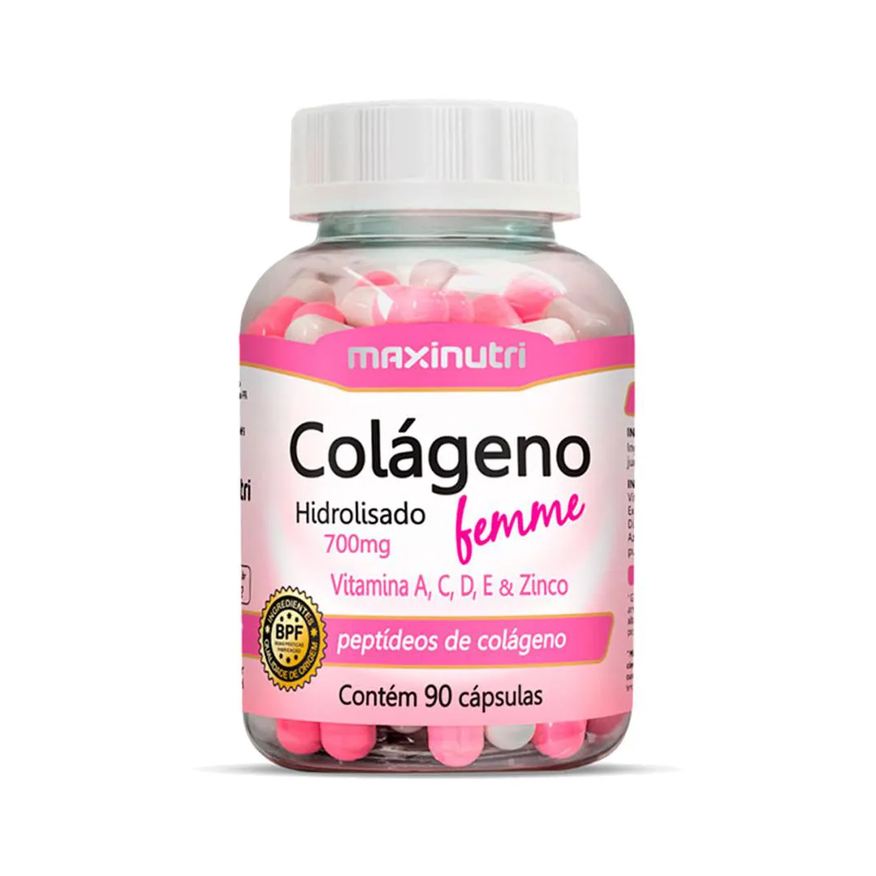 Maxinutri Colageno Femme Vitaminas A-c-d-e + Zinco 90 Cápsulas