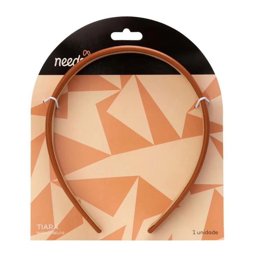 Needs Tiara de Cabelo Larga Caramelo 1 Unidade
