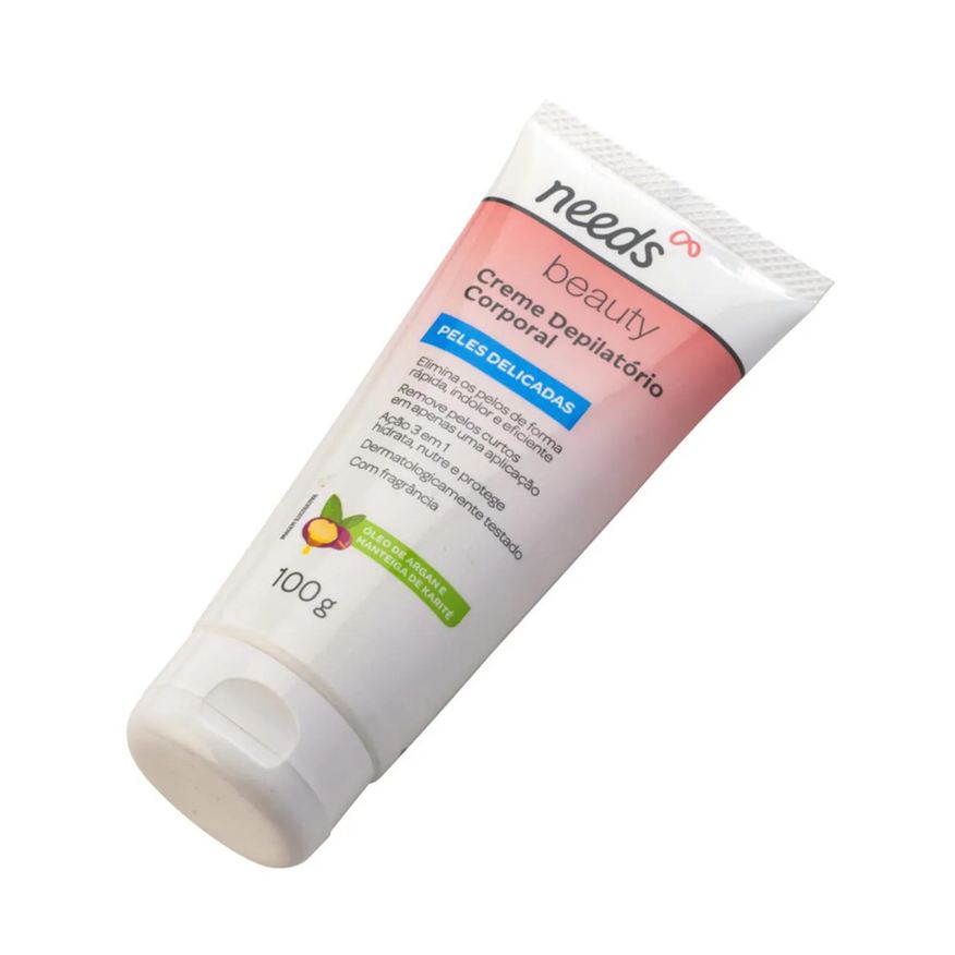 Needs Creme Depilatório Corporal Beauty Pele Delicada 100g