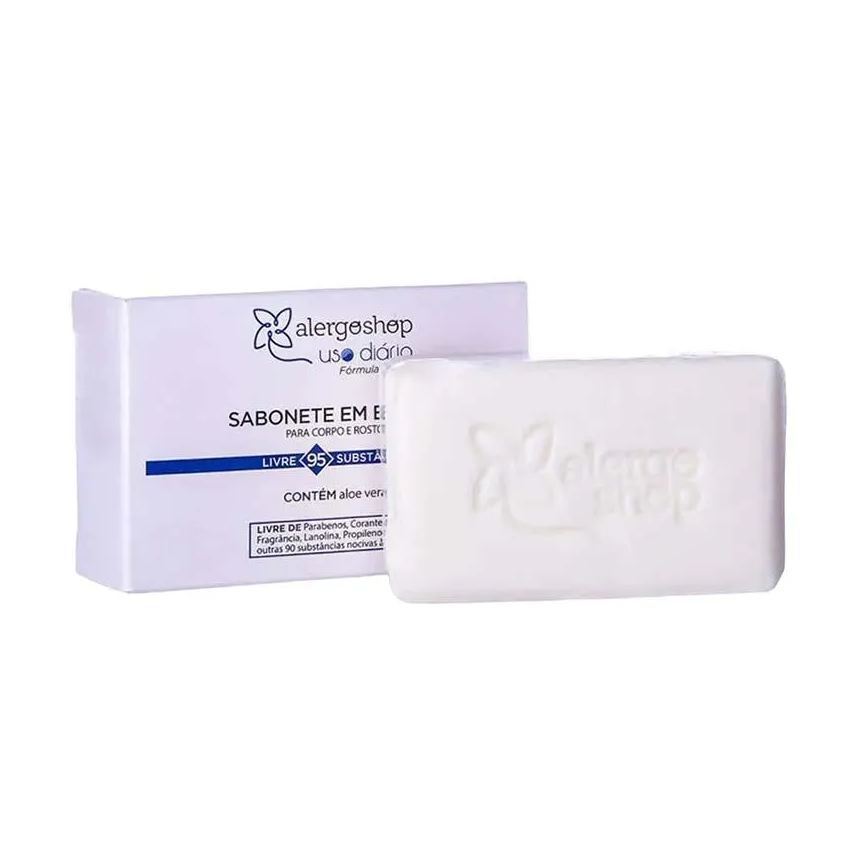 alergoshop Sabonete em barra aloe vera 100g