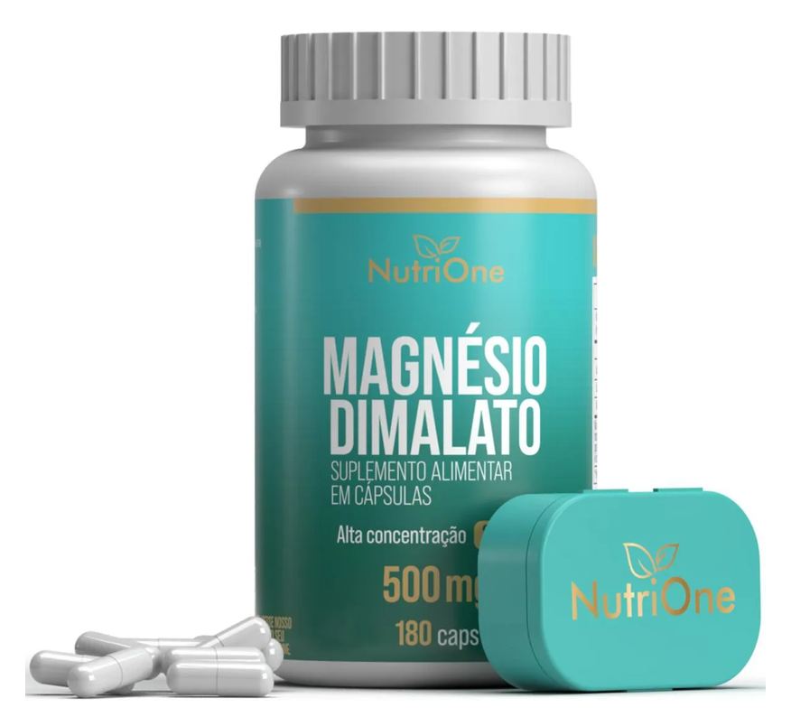 Nutrione Magnésio Dimalato 180 Cápsulas 500mg