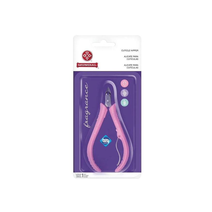 Mundial Alicate de Cutícula Flex Fragrance Rosa