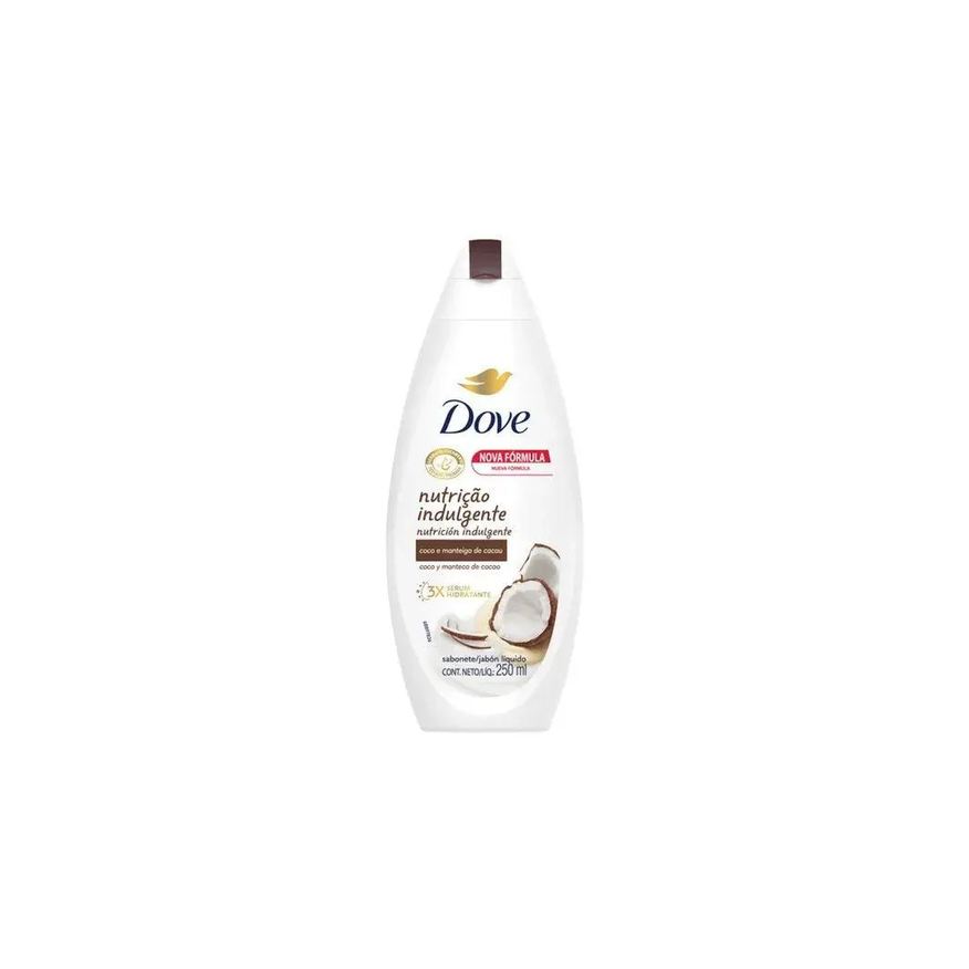 Dove Sabonete Líquido Delicious Care Leite de Coco 250ml