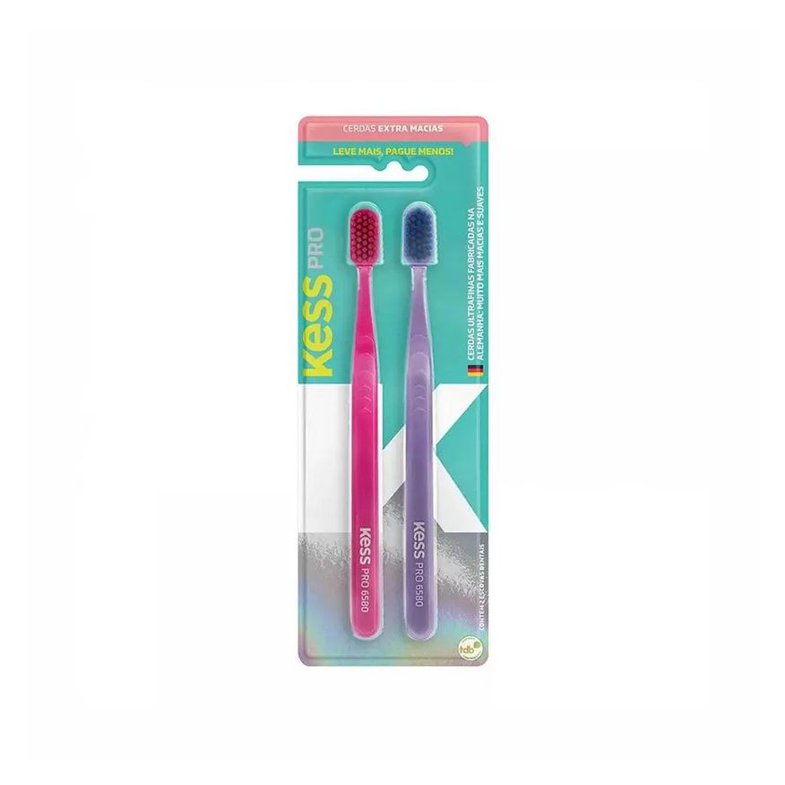 Kess Escova Dental Pro Extra Macia com 2un