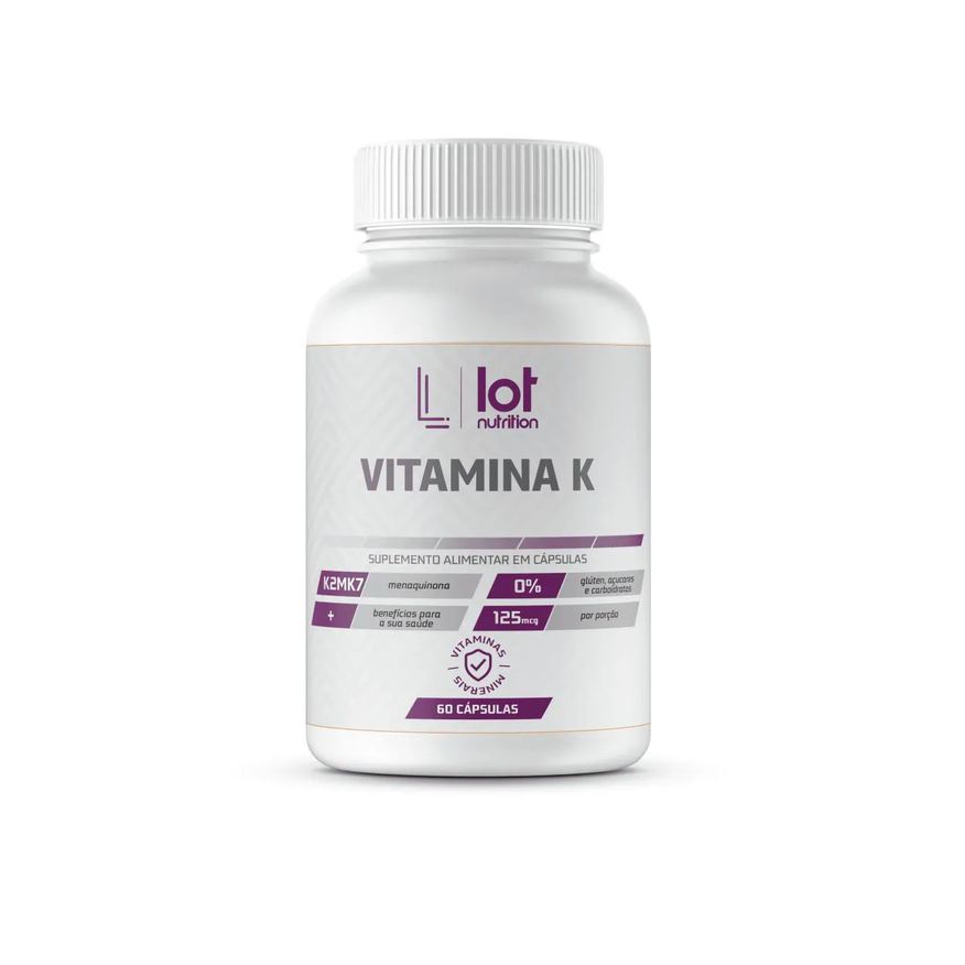 Lot Nutrition Vitamina K2 125mcg 60 cápsulas