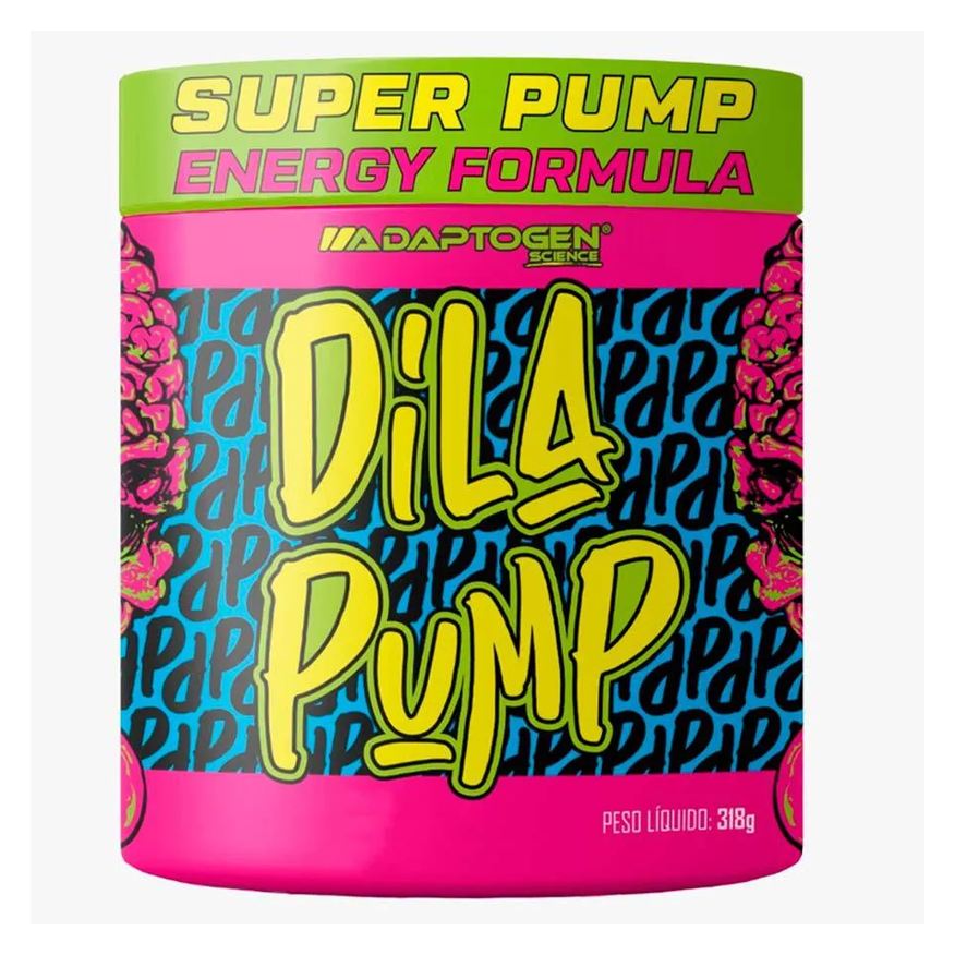 Adaptogen Science Dila Pump 318g Pré Treino Vasodilatador Maçã Verde