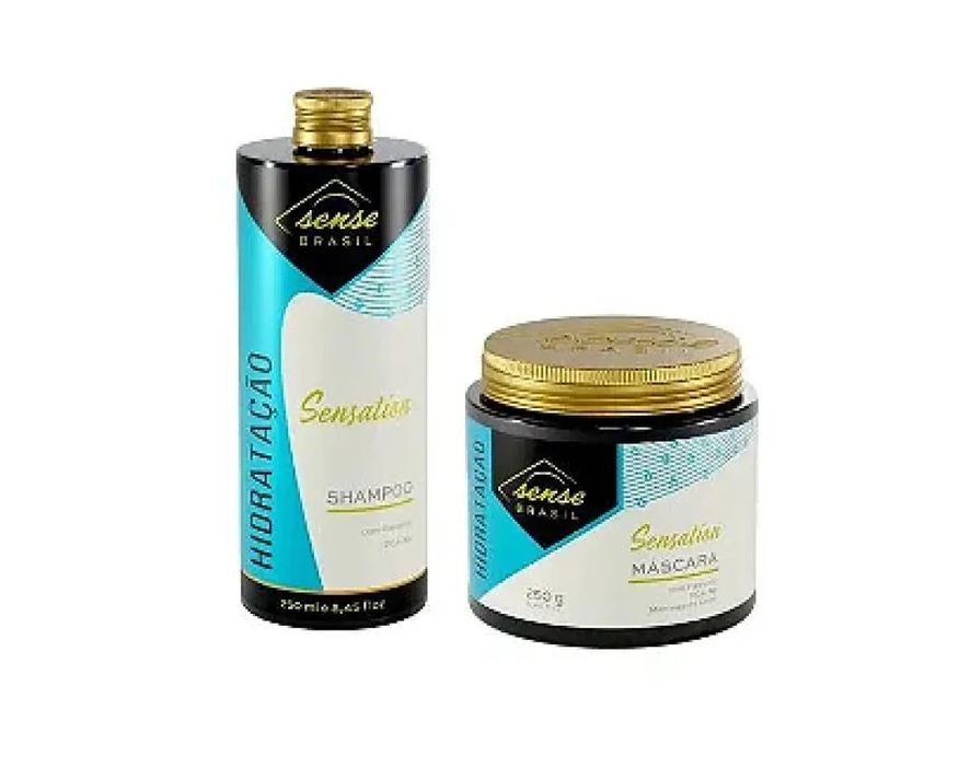 Sense Brasil Kit de Hidratação Sensation Duo (Shampoo 250ml + Máscara 250g)