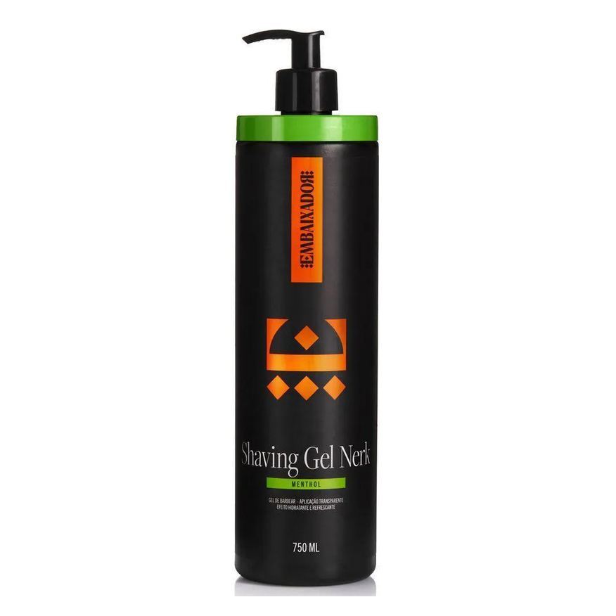 Capilar Grooming Nerk + Shaving Gel Nerk Menthol Embaixador 750ml