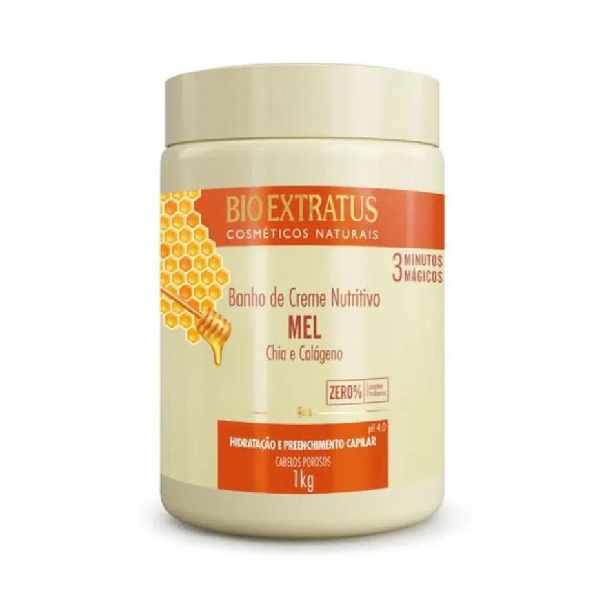 Bio Extratus Máscara Capilar Banho Mel Chia e Colageno 1kg