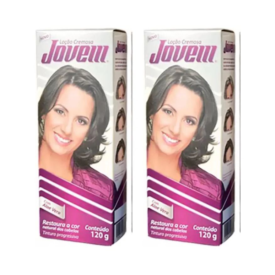 Divon Kit com 2 Loção Jovem Cremosa para Cabelos 120g