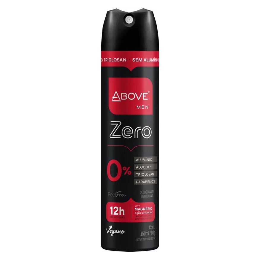 Above Desodorante Masculino 150ml Aerossol Feel Free