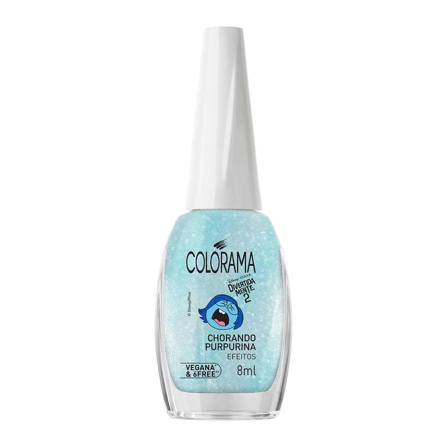 Colorama Esmalte Efeitos Divertidamente 2 8ml - Chorando Purpurina