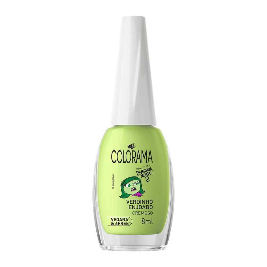 Colorama Esmalte Cremoso Divertidamente 8ml - Verdinho Enjoado