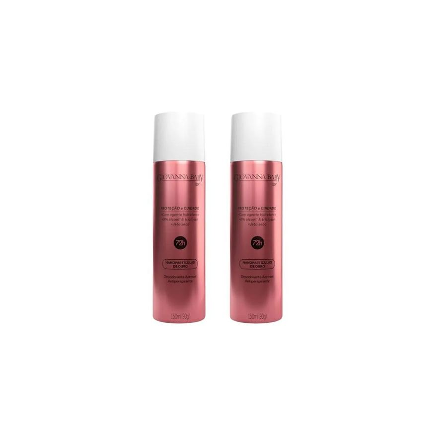 Giovanna Baby Desodorante Aero 150ml Rose - Kit C / 2un