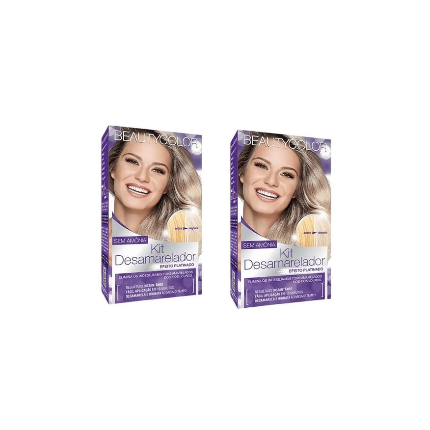 Beauty Color Coloraçao Desamarelador Tonalizante - Kit C / 2un