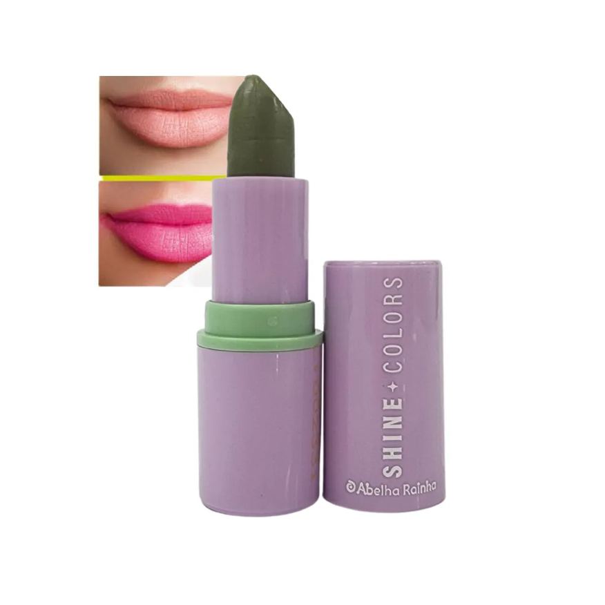 Abelha Rainha Batom Magic com Fps 15 Shine Colors 3,4g