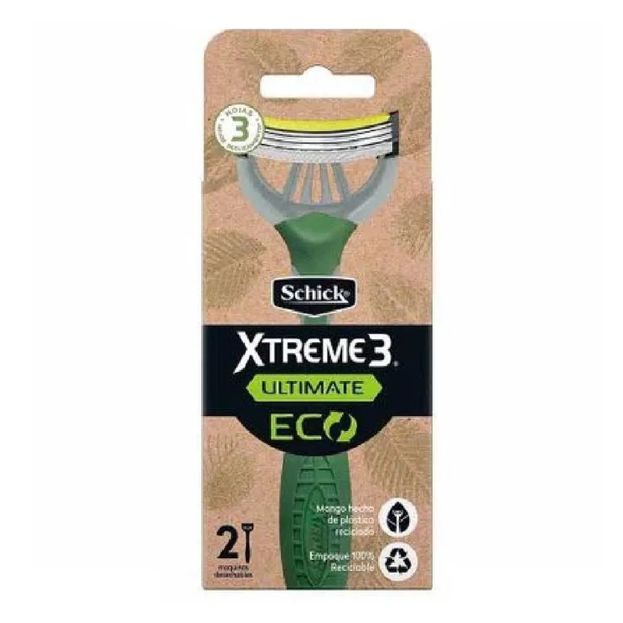 Schick Aparelho Barbear Xtreme 3 Ultimate Eco 2 unidades