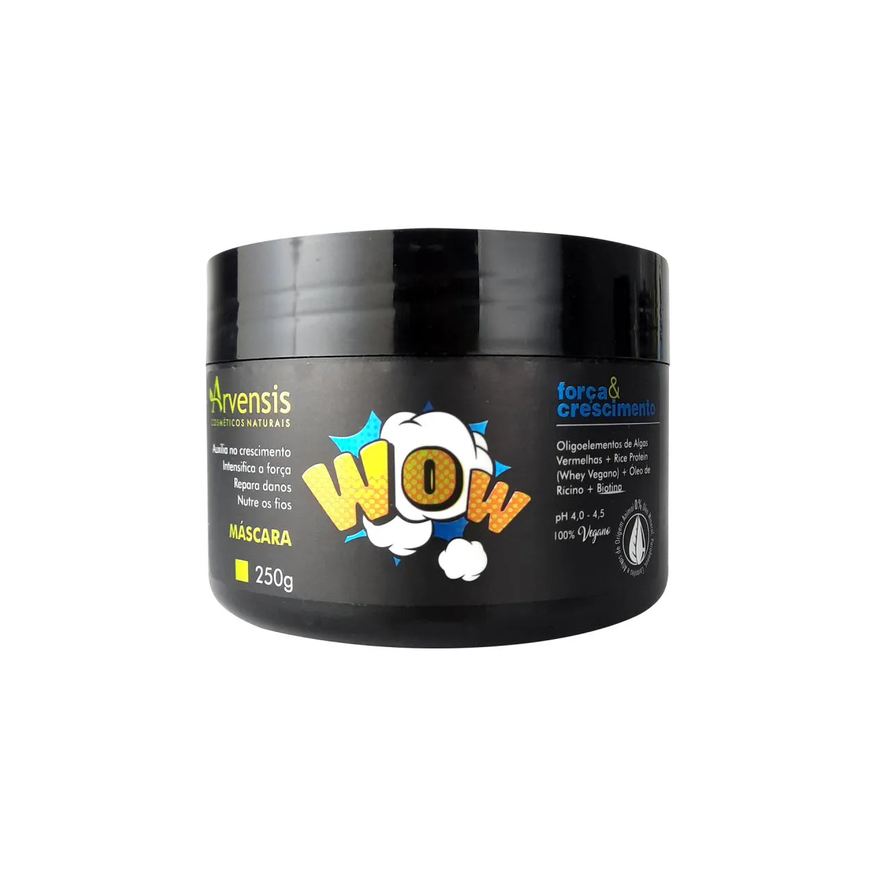 ARVENSIS MáSCARA WOW FORçA E CRESCIMENTO VEGANO 250g