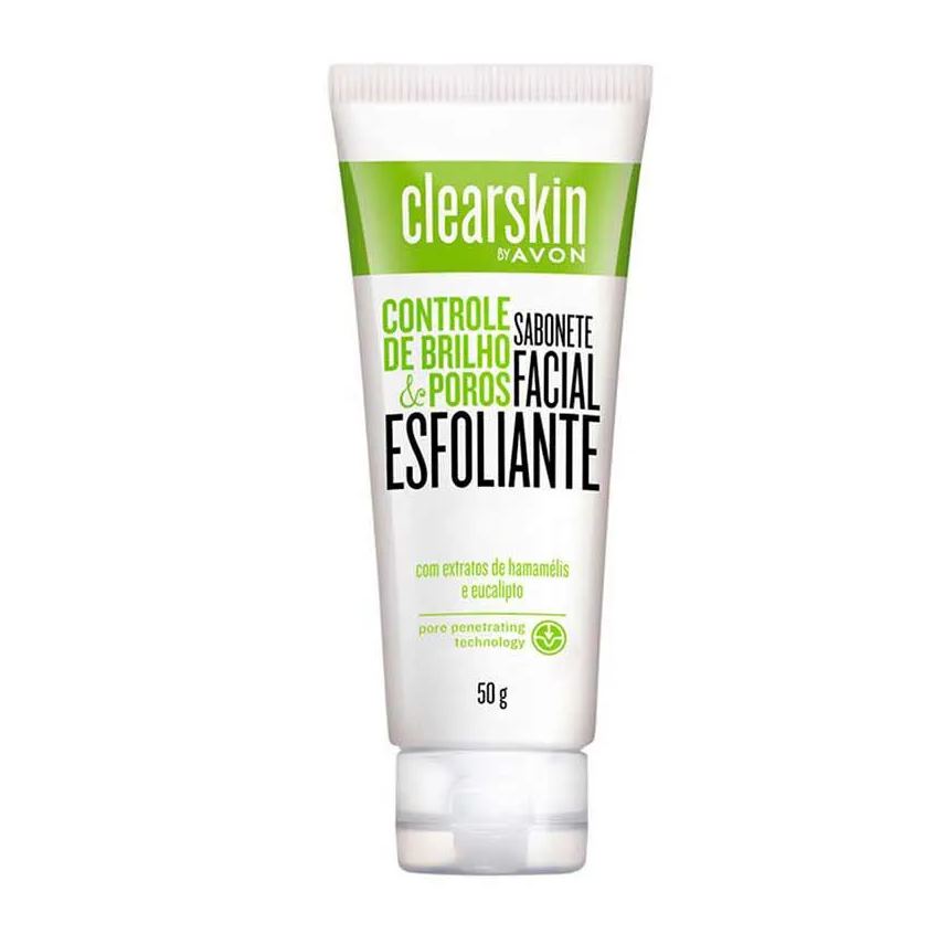 Avon Clearskin Sabonete Esfoliante Facial 50g
