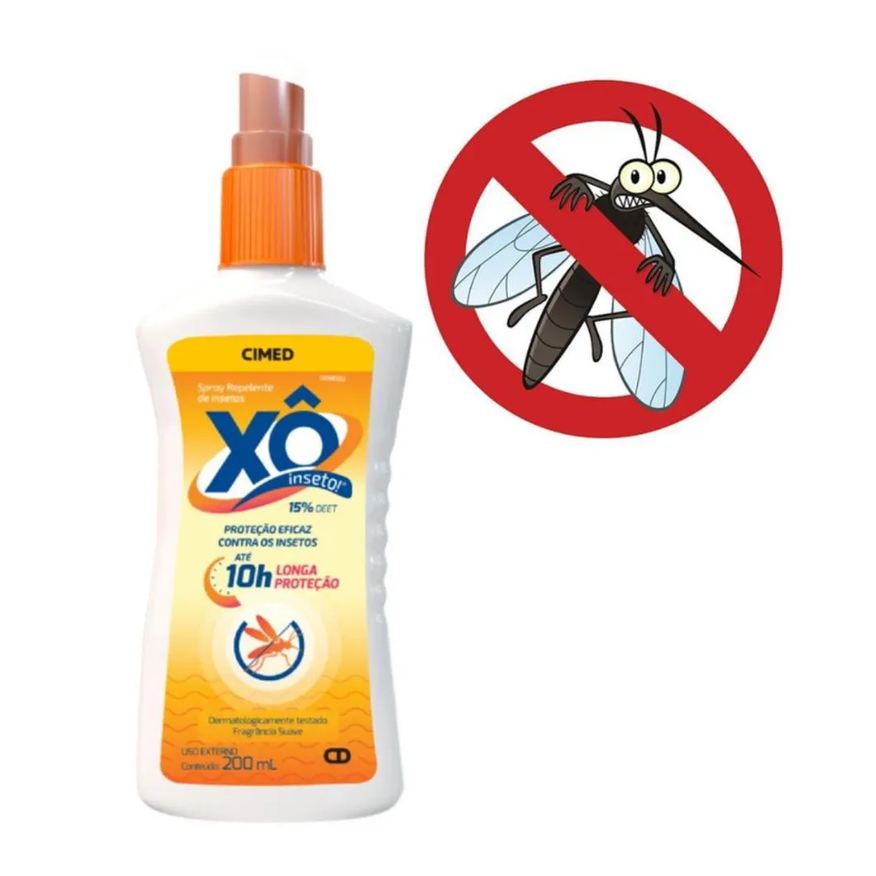 Cimed Kit Spray Repelente de Insetos Xô Inseto com 6 200ml