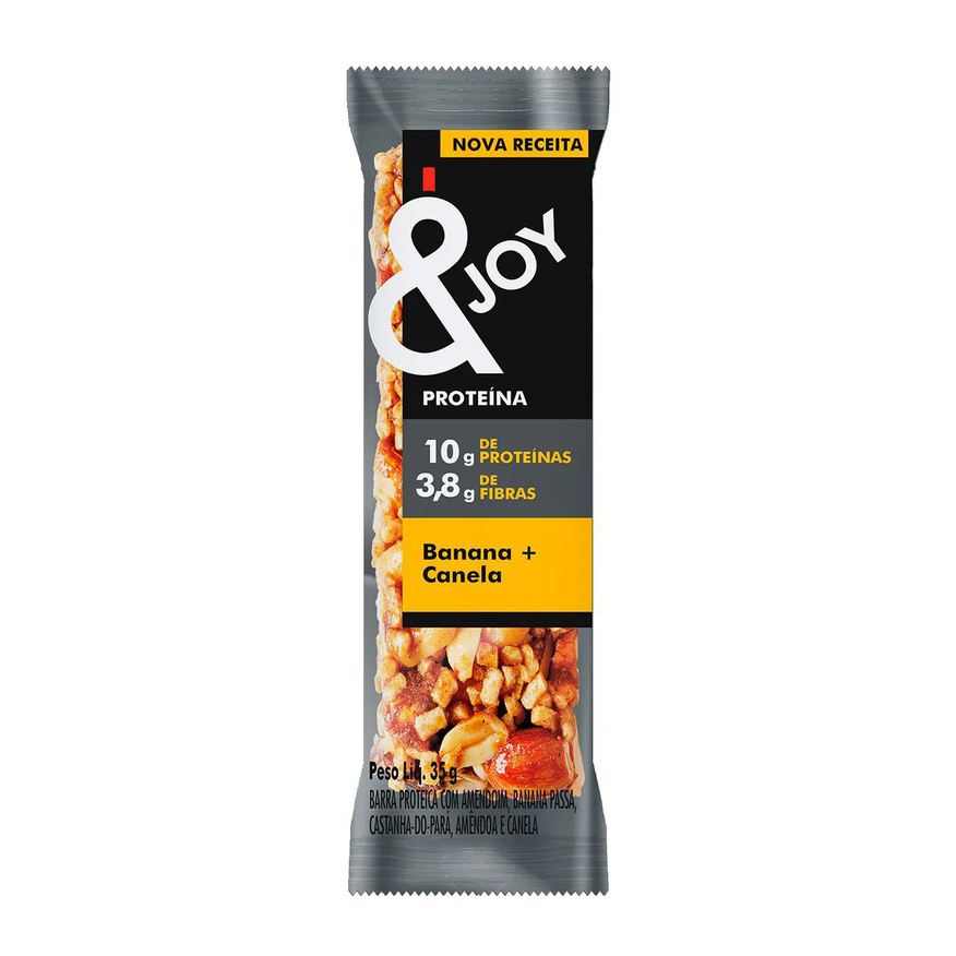 &Joy Barra de Proteína Nuts by Agtal Banana + Canela 35g