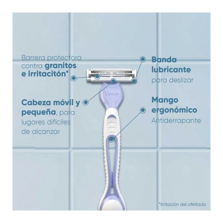 Gillette Aparelho de Depilar Venus Íntima Descartável 2 unidades