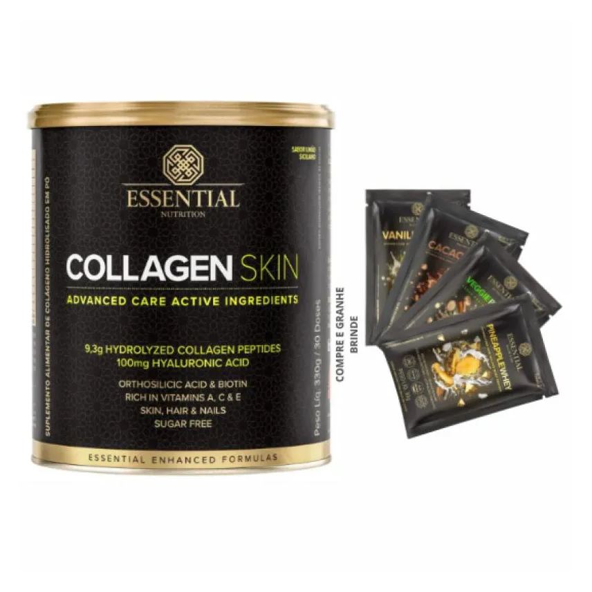 Essential Nutrition Collagen Skin Limão (330g) - + Sache - Essential Nutrition