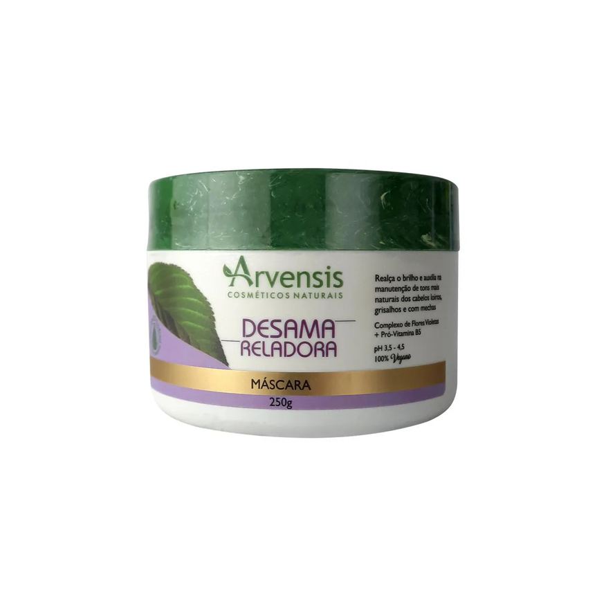 Arvensis Desamareladora Máscara Capilar Cabelos Loiros 250g