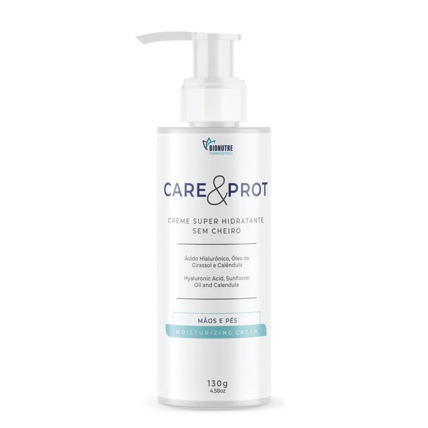 Bionutre Pharmaceuticals Creme Super Hidratante Pés e Mãos Sem Cheiro 130g Care&prot - Quimioterapia