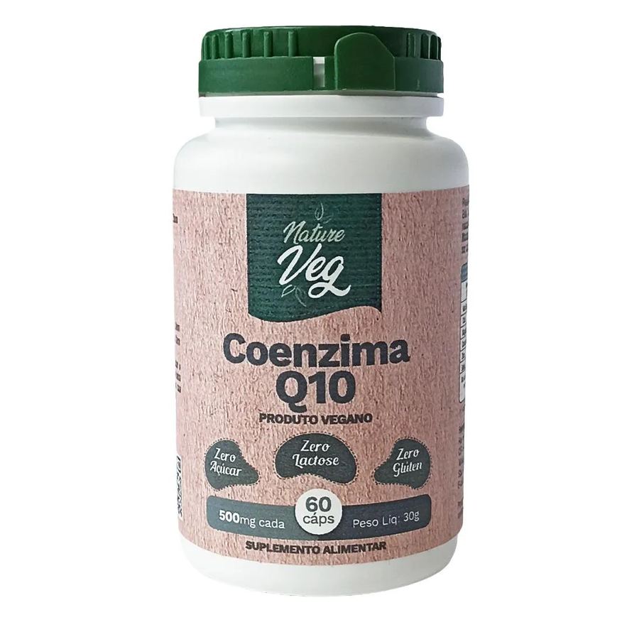 Natureveg Coenzima Q10 (produto Vegano) 60 Cápsulas 500mg