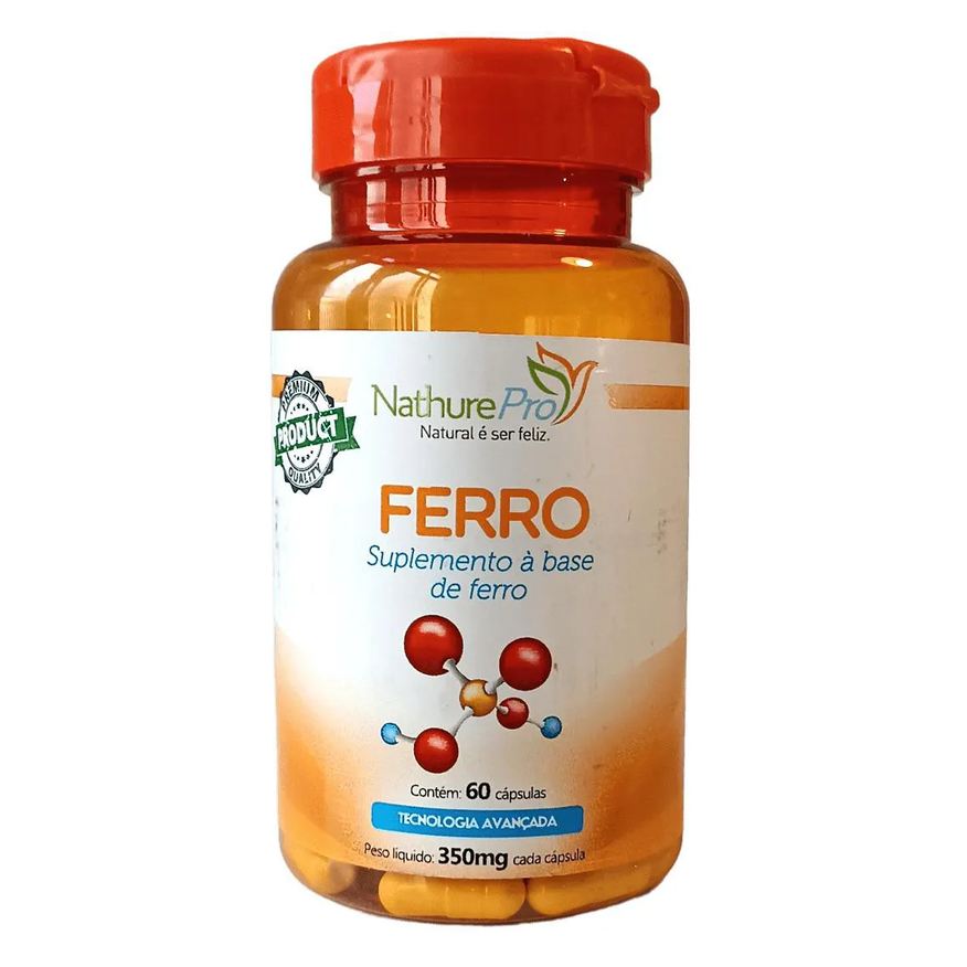 Nathurepro Ferro 60 Cápsulas 350mg