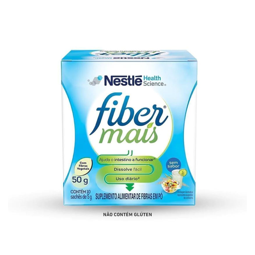 Alimentar Suplemento De Fibras Fibermais Sem Sabor Display 10X5g