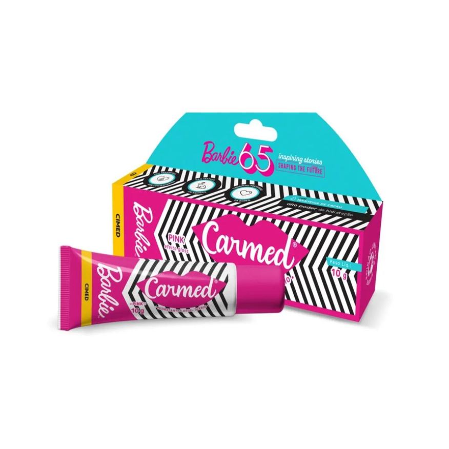 Carmed Barbie 10g Todas As Opções Barbie Pink