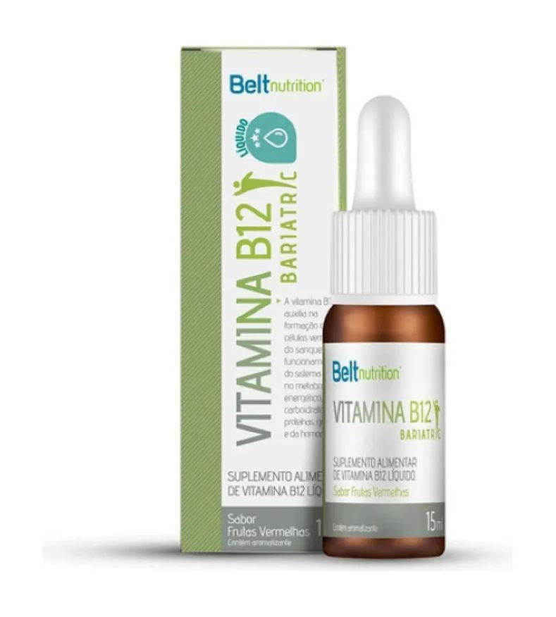 Belt Nutrition Belt B12 Bariatric Líquida- 15ml- Frutas Vermelhas