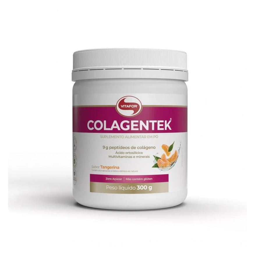 Vitafor Colagentek (300g) - Sabor: Tangerina